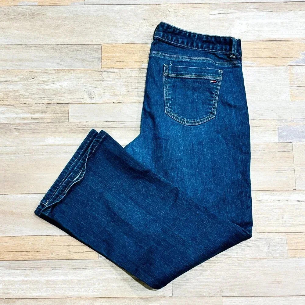 Tommy Hilfiger Women's Blue Boot Cut Jeans